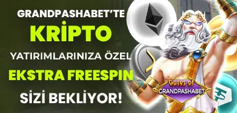 KRİPTO YATIRIMLARINIZA ÖZEL FREESPİN HEDİYE !